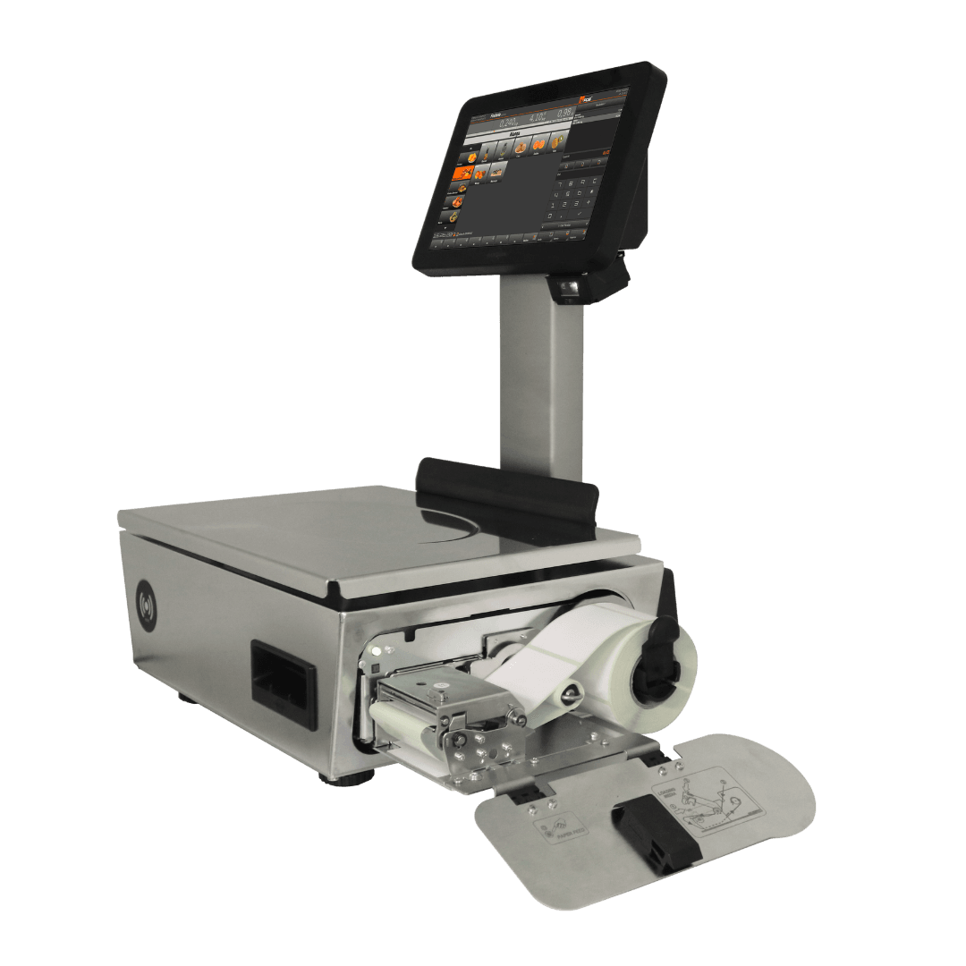 Svarsyklės su etikečių spausdintuvais